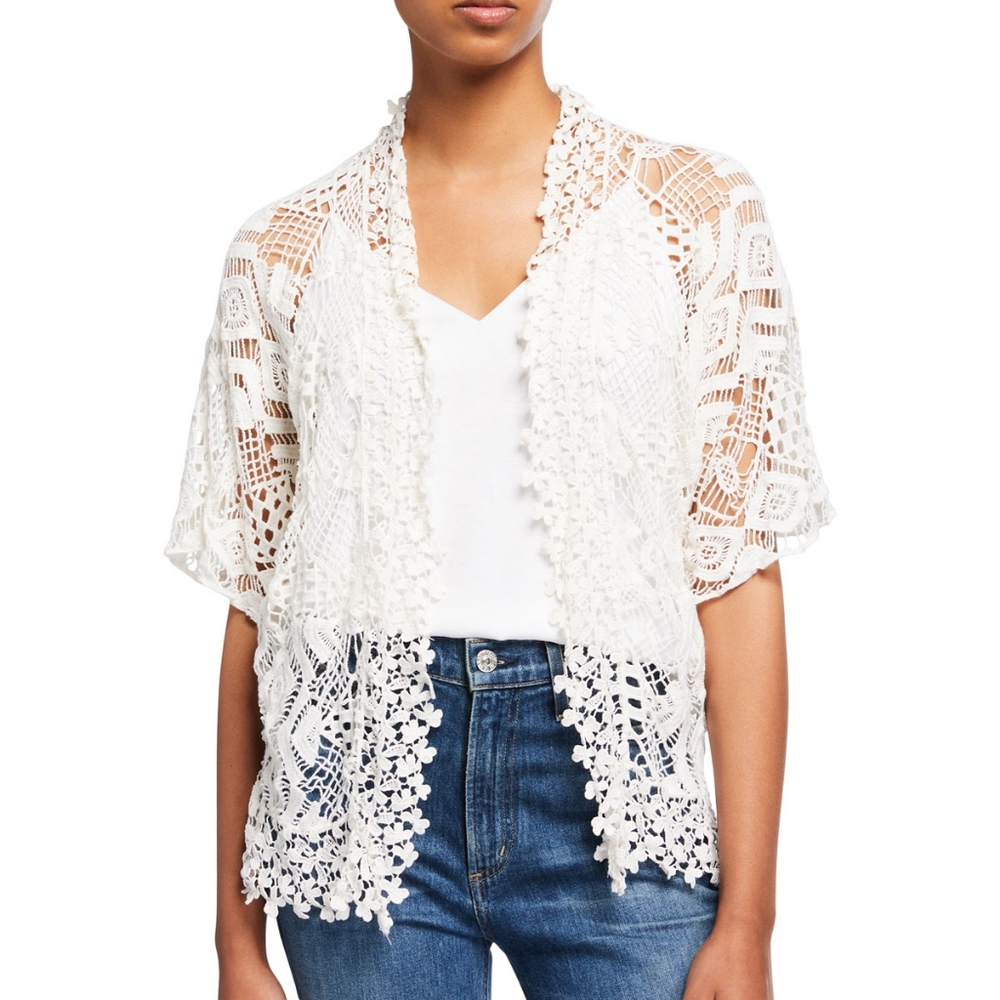 NWT Johnny Was Jami Crochet Lace Jacket